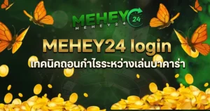 MEHEY24 login เทคนิคถอนกำไรระหว่างเล่นบาคาร่า
